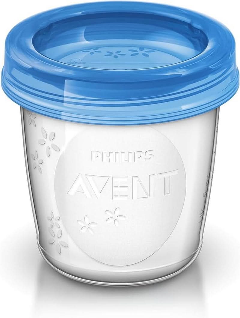 Philips Avent Austellungssystem Für Muttermilch, Becher Inklusive Deckel, Adapter (Modell SCF618/10) Accessories Food and Breastfeeding Bebe Naty Shop