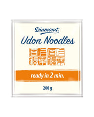 Udon noodles DIAMOND, quick and easy preparation, vegetarian, vegan - 1 x 200 g