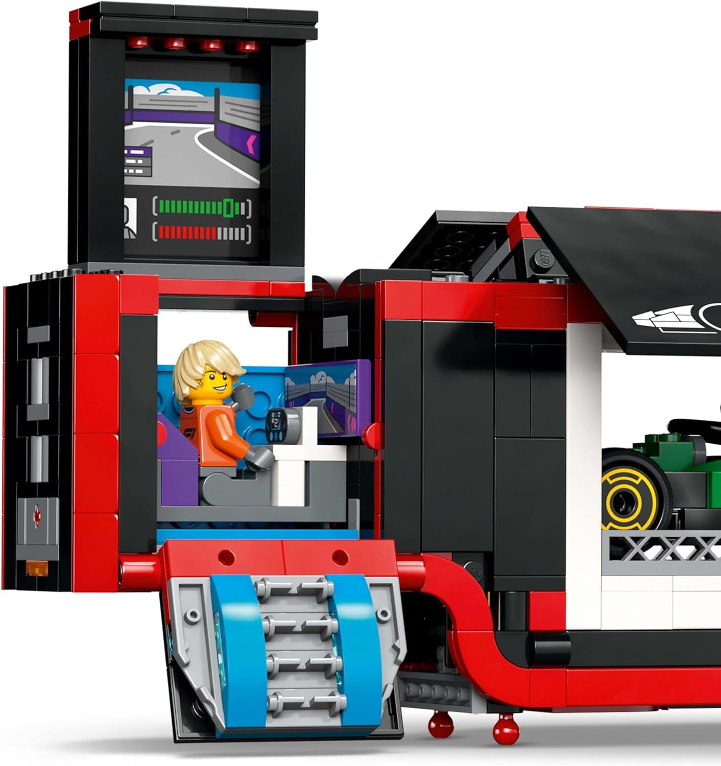 LEGO City F1 Transporter with RB20 & AMR24 F1 Racing Cars - Toy Car Transporter for Red Bull & Aston Martin Formula 1 Teams - Incl. 5 Minifigures - Gift for Boys & Girls Ages 8+ 60445 Construction sets Besuche den LEGO-Store