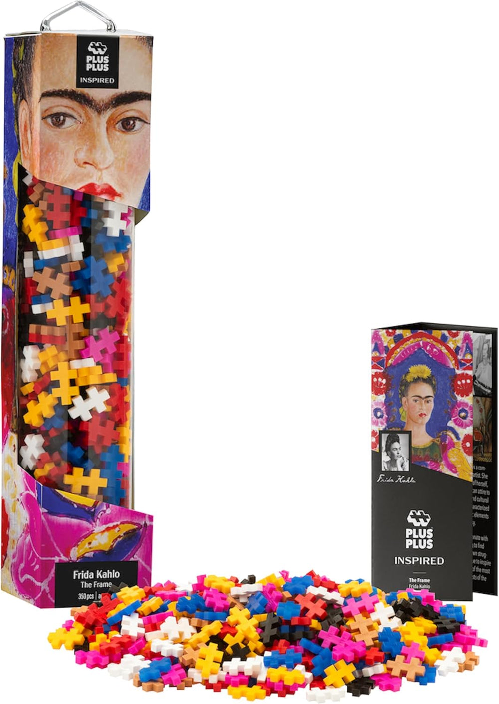 Plus-Plus 5163 Geniales Konstruktionsspielzeug, Sonnenblumen von Vincent Van Gogh, Inspired-Edition, Kreativ-Bausteine ​​Tube, 350 Teile, Sunflowers