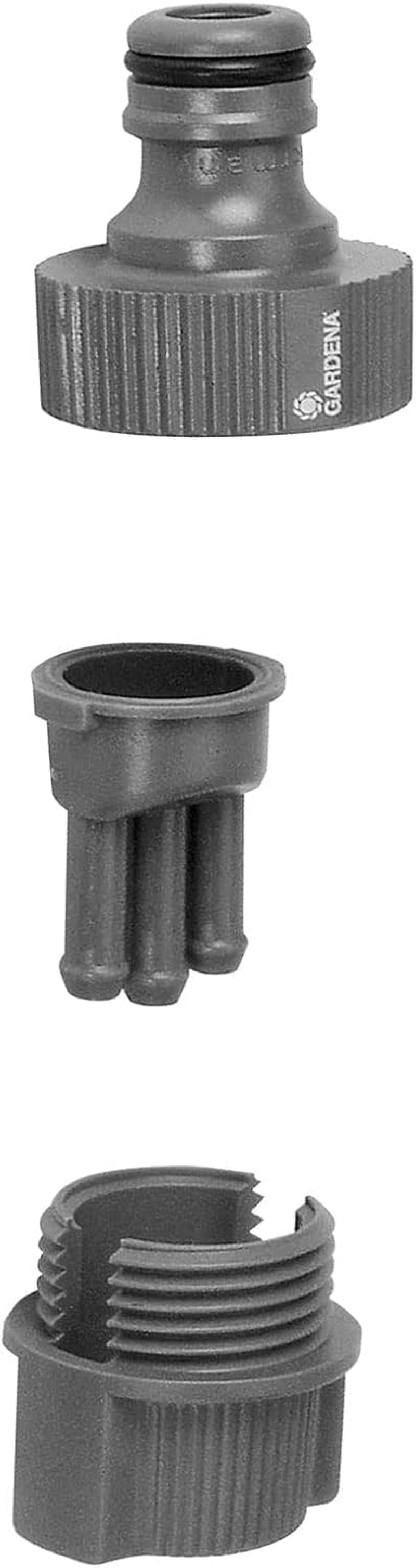 Set de conectare furtun aspersor Gardena: Racorduri de conectare pentru începutul și sfârșitul furtunului aspersorului, accesorii pentru articolele (995, 996, 997, 1998, 1999), Piese originale Gardena System (5316-20)