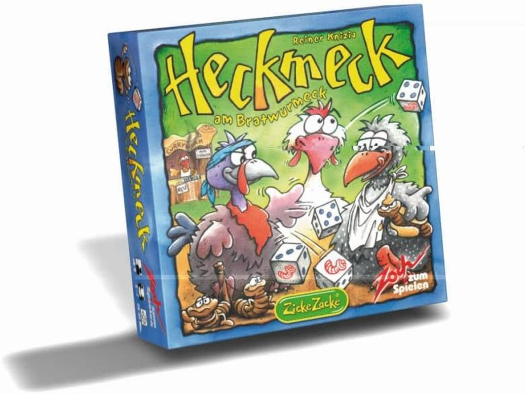 Zoch 601125200 – Heckmeck am Bratwurmeck – the turbulent dice game in the popular chicken frame for smart birds who have smelled the bratwurmeck worm, from 8 years
