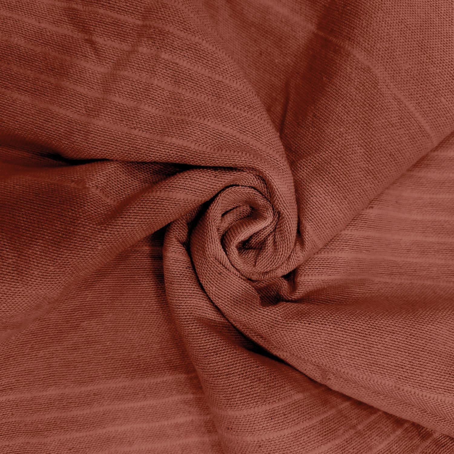 Soleil D'Ocre, Adele, bedspread, sofa throw, cotton, brick red, 220 X 240 Cm Beds and Blankets Besuche den Soleil d'ocre-Store