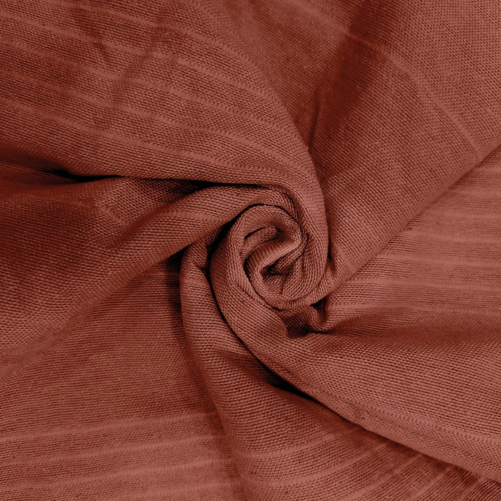 Soleil D'Ocre, Adele, bedspread, sofa throw, cotton, brick red, 220 X 240 Cm Beds and Blankets Besuche den Soleil d'ocre-Store