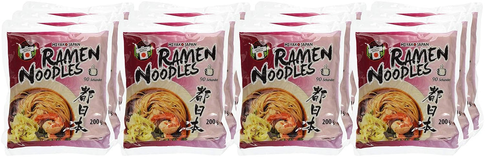Miyako Japanese Style Ramen Noodles 12 Pack (12 x 200g)