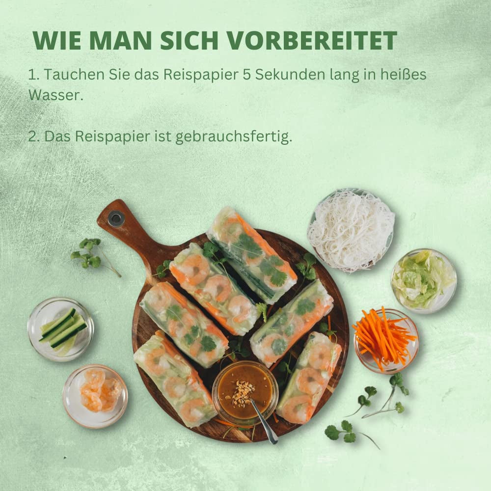 BAMBOO TREE - Rice paper 22 cm. (Summer rolls) - 1 x 400 g