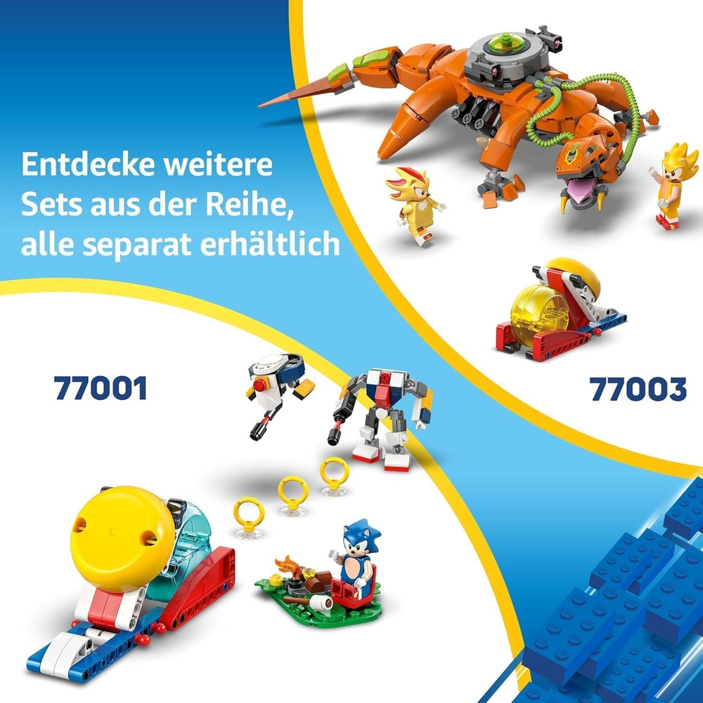 LEGO Sonic the Hedgehog Cyclone Vs. Metal Sonic - Mechs collectible toy with 2 video game minifigures - Gift idea for boys and girls from 8 years old and teenage game fans 77002 Building sets Besuche den LEGO-Store
