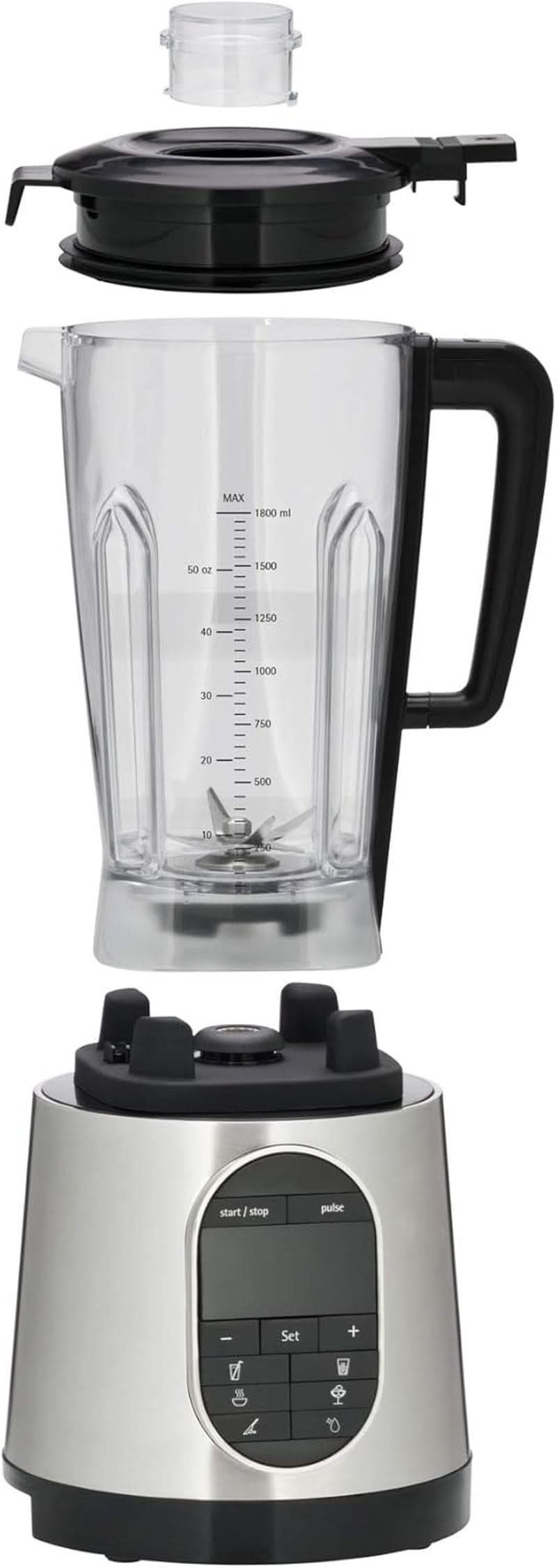 WMF Kult Pro Hochleistungs-Standmixer 1,600 Watt, 36,000 U/Min, Mixbehälter 1.8L, 6 Autoprogramme, Smoothie-, Ice Crush- Und Interval-Funktion Mother and Child Naty Shop