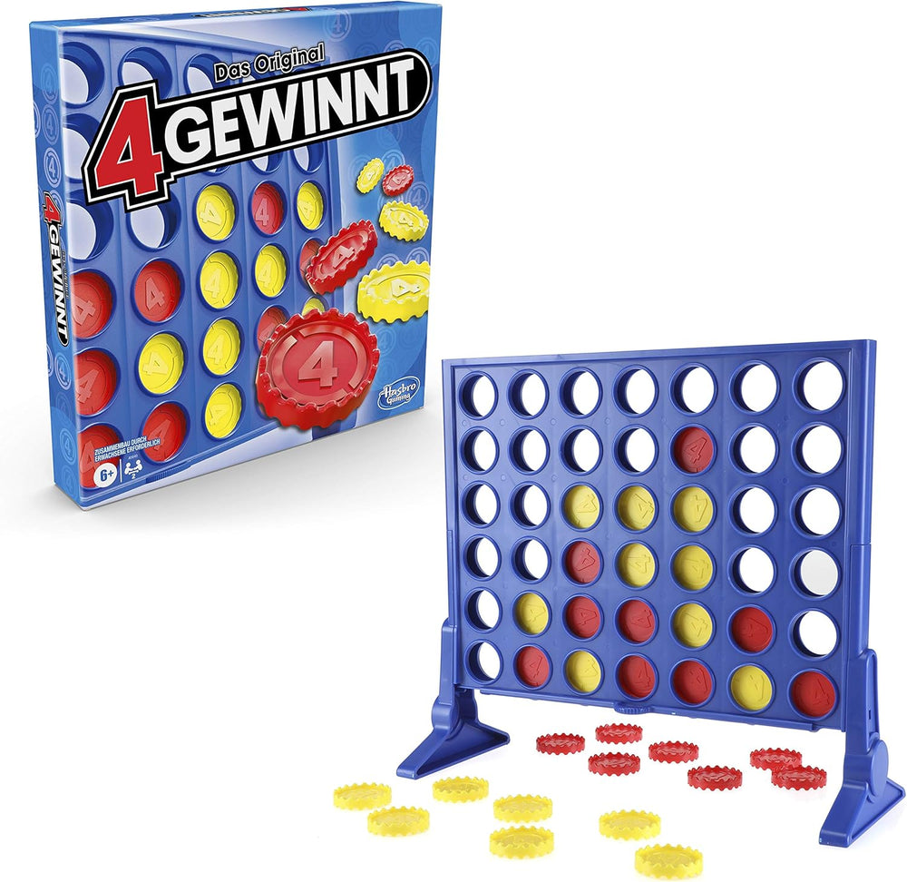 Connect Four strategy game, 2 player board game, endless fun with friends and family, perfect as a party game and for multiplayer fun, gift for kids ages 6 and up