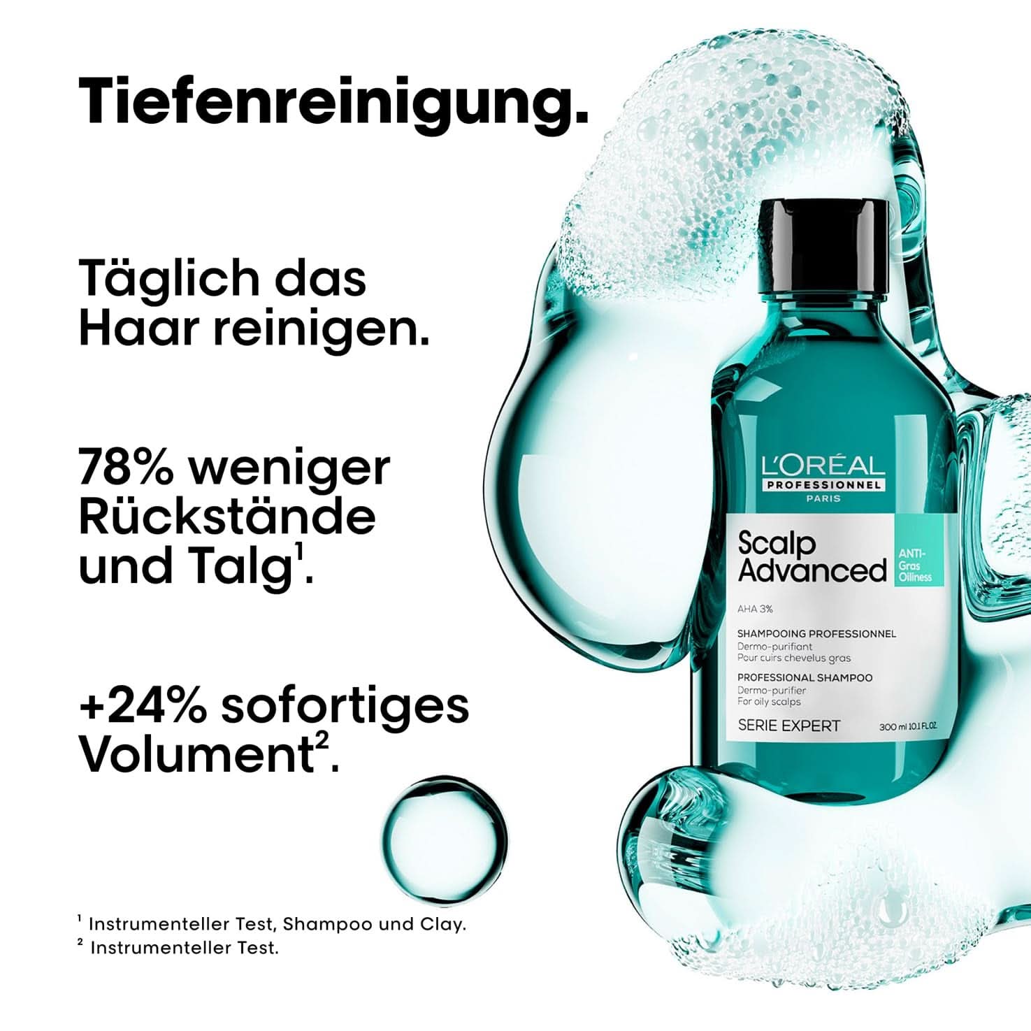 L'Oréal Professionnel Oily Scalp Cleansing Shampoo, 300ml Naty Shop Shower and Bath