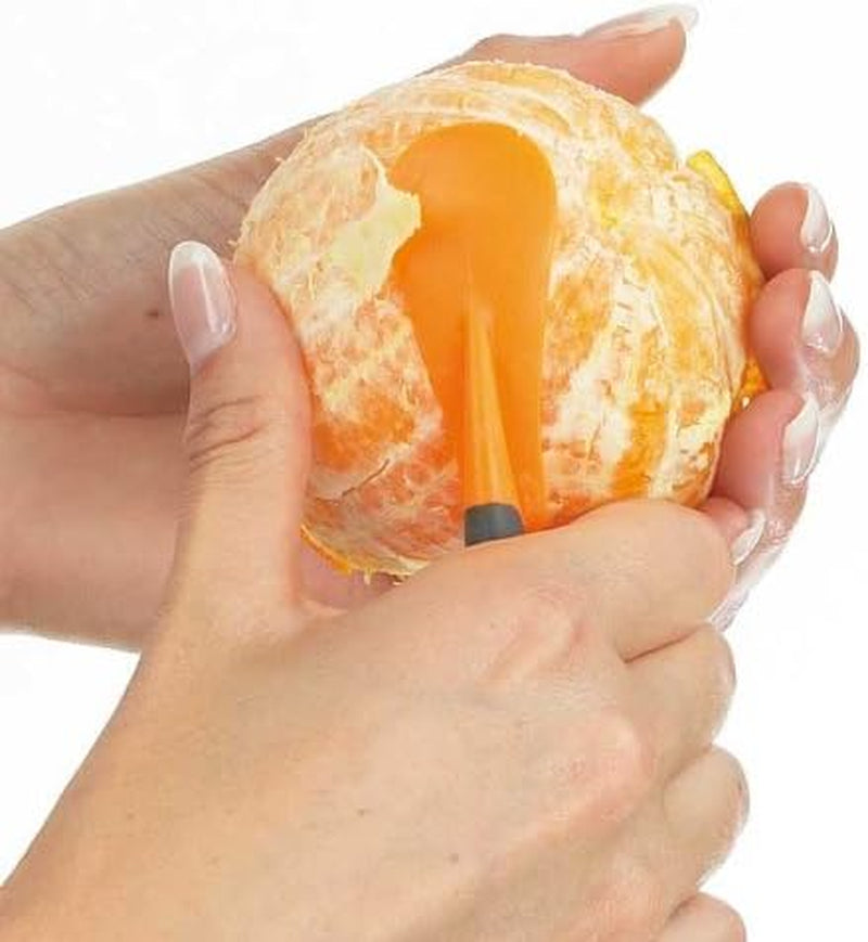 Lurch 10047 Orange Peeler with Nylon Blade for Easy Cleaning Peeler Naty Shop