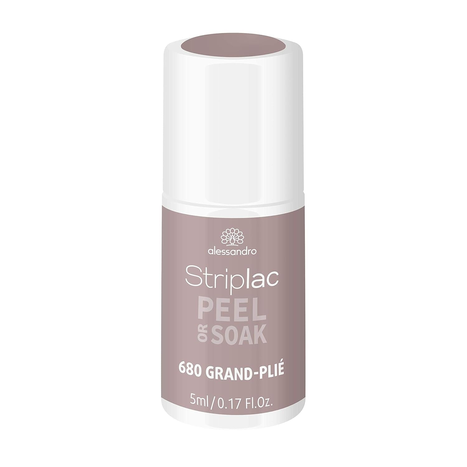 alessandro Striplac UV-Nagellack Flat White – Schonend und langanhaltend – Einfache Entfernung dank Peel-Off-Technologie – Vegan und tierversuchfrei – 8 ml