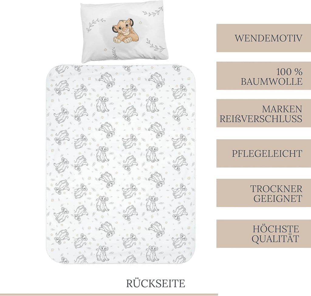 Lenjerie de pat pentru copii, Simba, Regele Leu Lenjerie de pat - copii Naty Shop