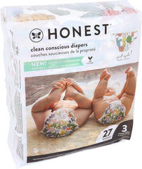 – Eco-friendly and high-quality disposable diapers, Pandas, size 3 (7.3–12.7 kg), 27 pieces