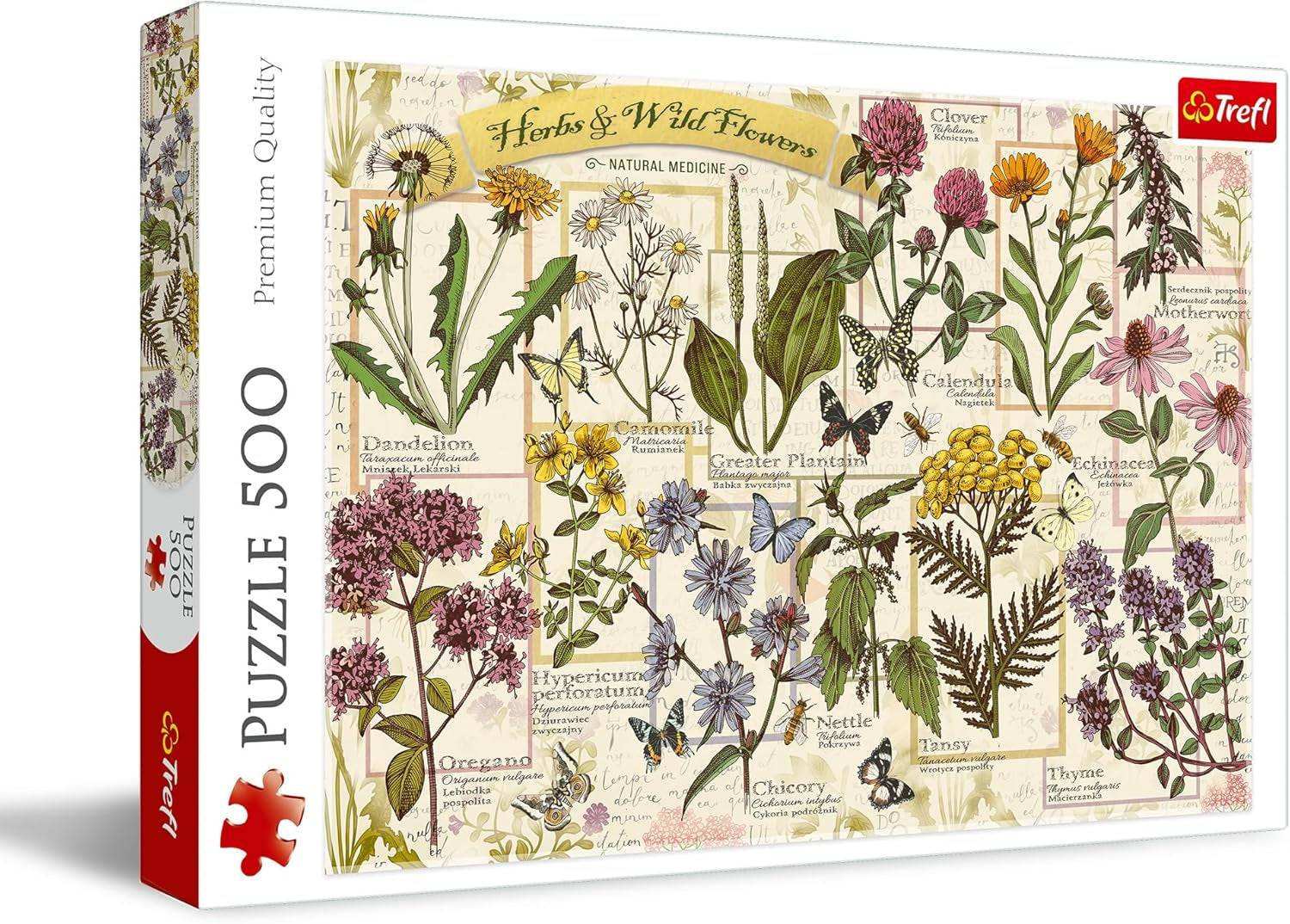 Puzzle 500 ierburi medicinale Puzzle Naty Shop Titlu implicit