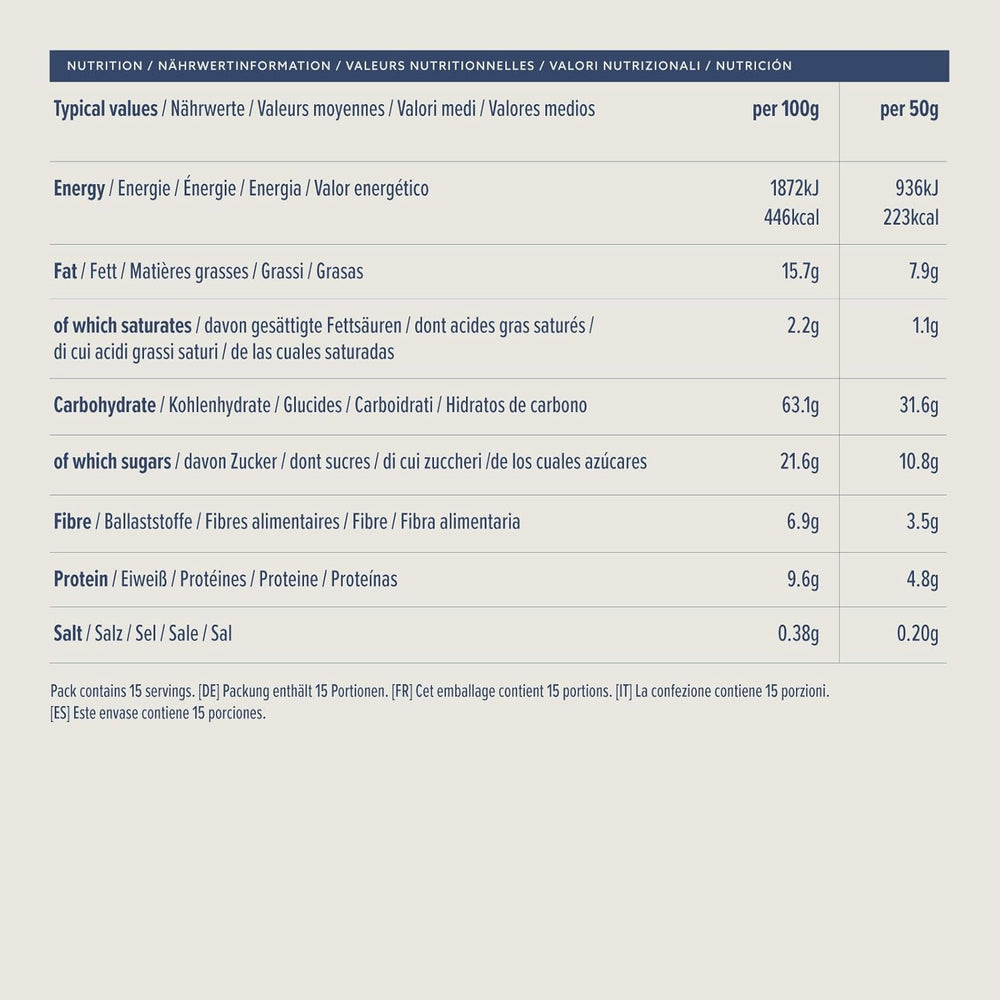 Crunchy muesli with fruits and nuts from Amazon, 750 g