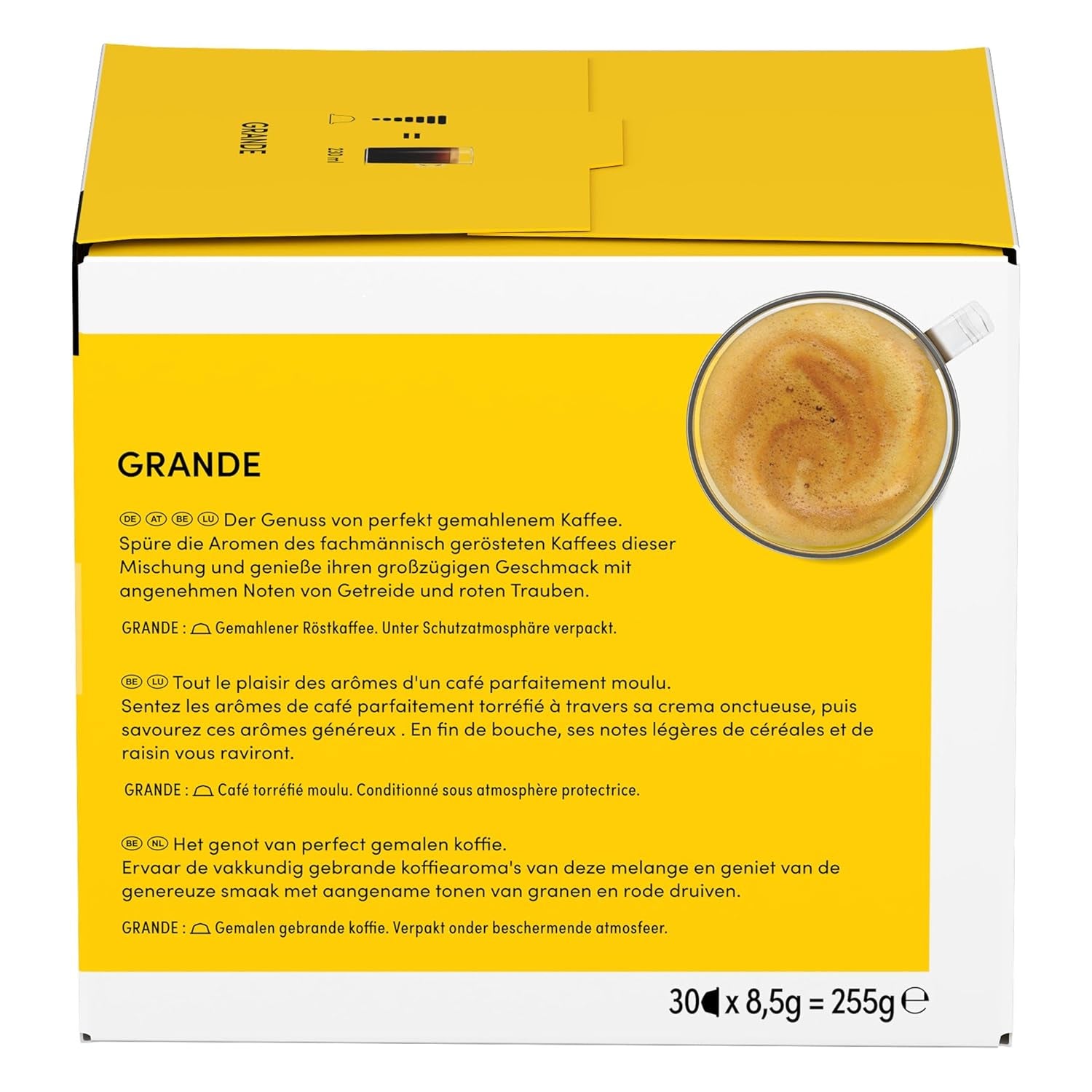 NESCAFÉ DOLCE GUSTO Grande Kaffeekapseln 3er Vorratspack (3 x 30 Kapseln)