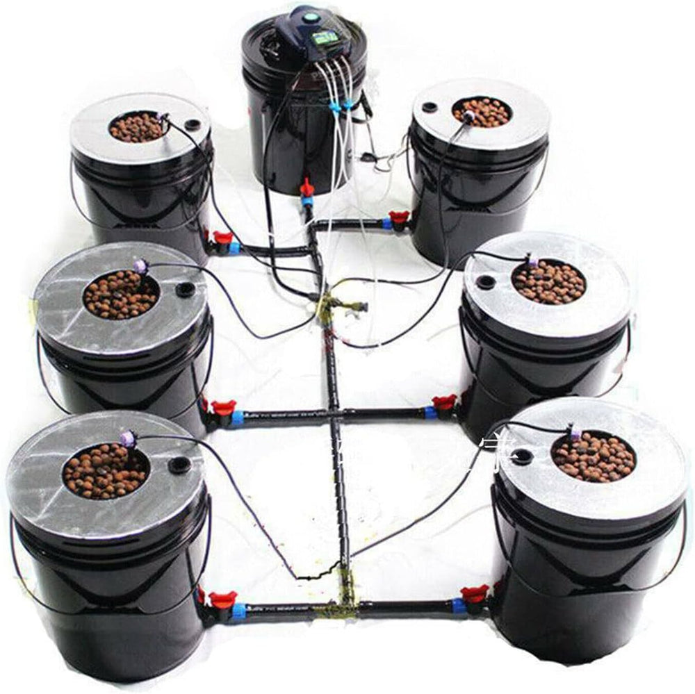 Hydroponische DWC Growing System Kit, Indoor Hydroponic Growing System, Home and Kitchen Hydroponic Growing System mit 20L Eimer.