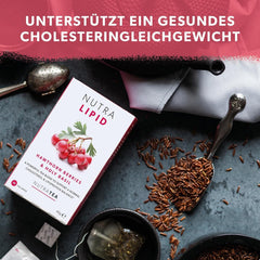 Nutra Tea NUTRALIPID, ceai pentru echilibrarea glicemiei Contribuie la menținerea nivelului glicemiei, ceai pentru slăbit Îmbunătățește metabolismul și poate suprima pofta de mâncare, 20 pliculețe de ceai reutilizabile