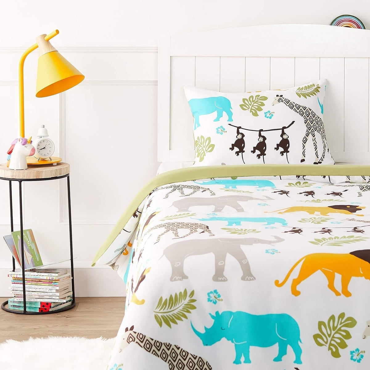 Bed linen set microfiber Amazon BASONS BASON Naty Shop Tierdruck 100 X 135 Cm 1 Kissenbezug 40 X 60 Cm