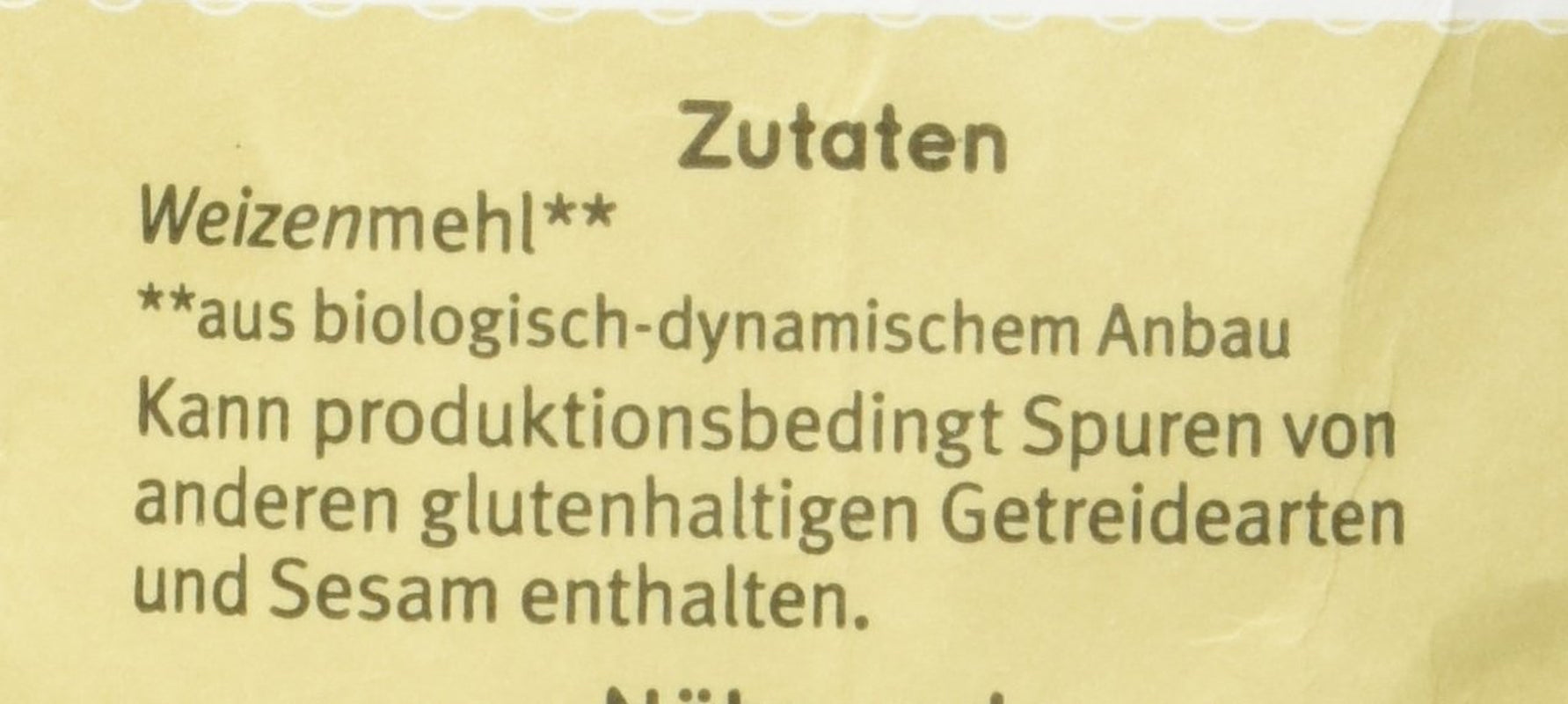 Wheat flour Hof type 550 Demeter, 1 kg