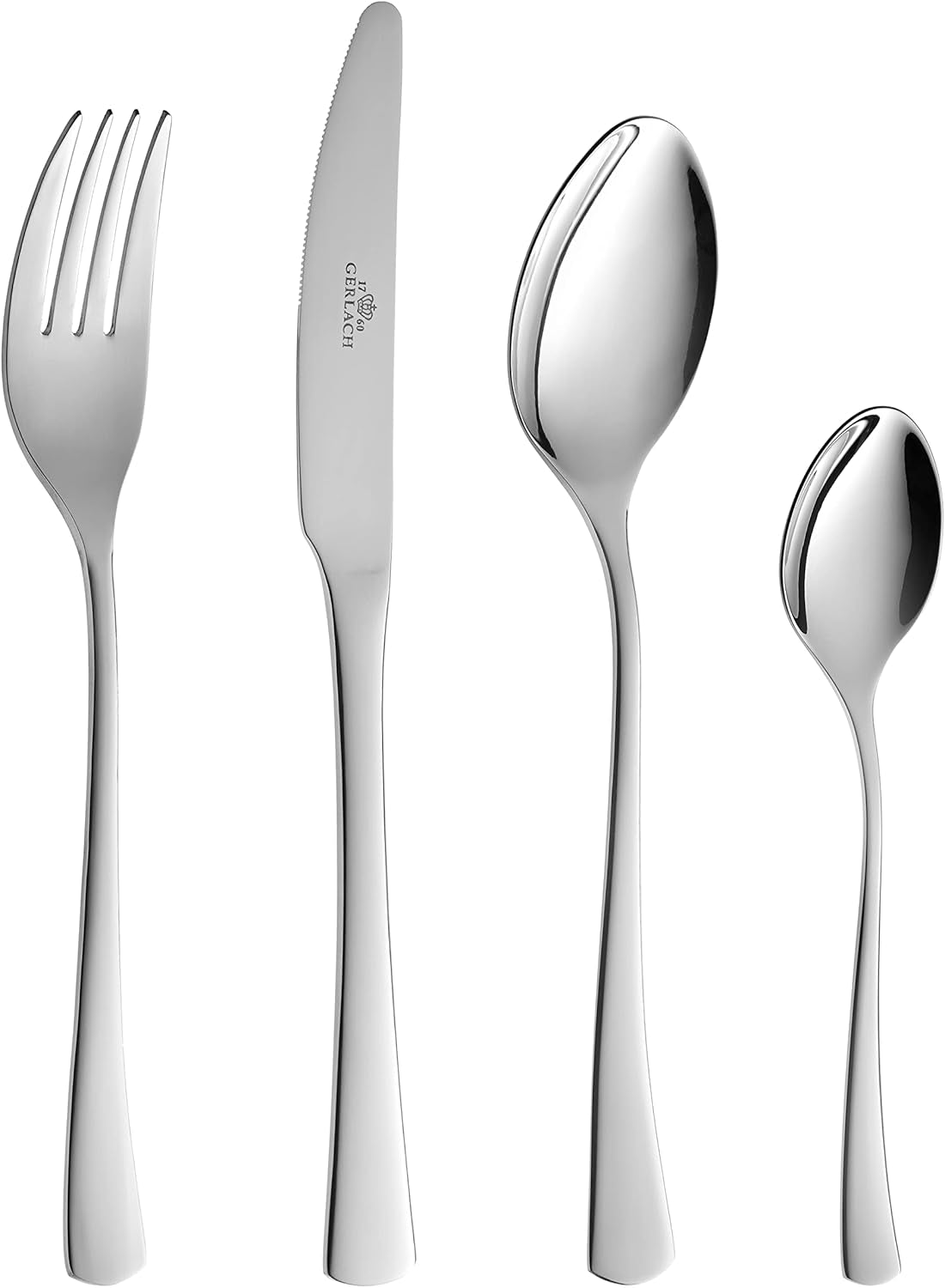 Gerlach 1760 Tunea Set, Stainless steel cutlery, 24 pcs, 6 persons Kitchen Naty Shop