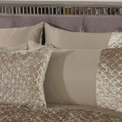 Emma Barclay Glamor bedding set for double bed, mink, polyester, cream Emma Barclay Beds and Duvets