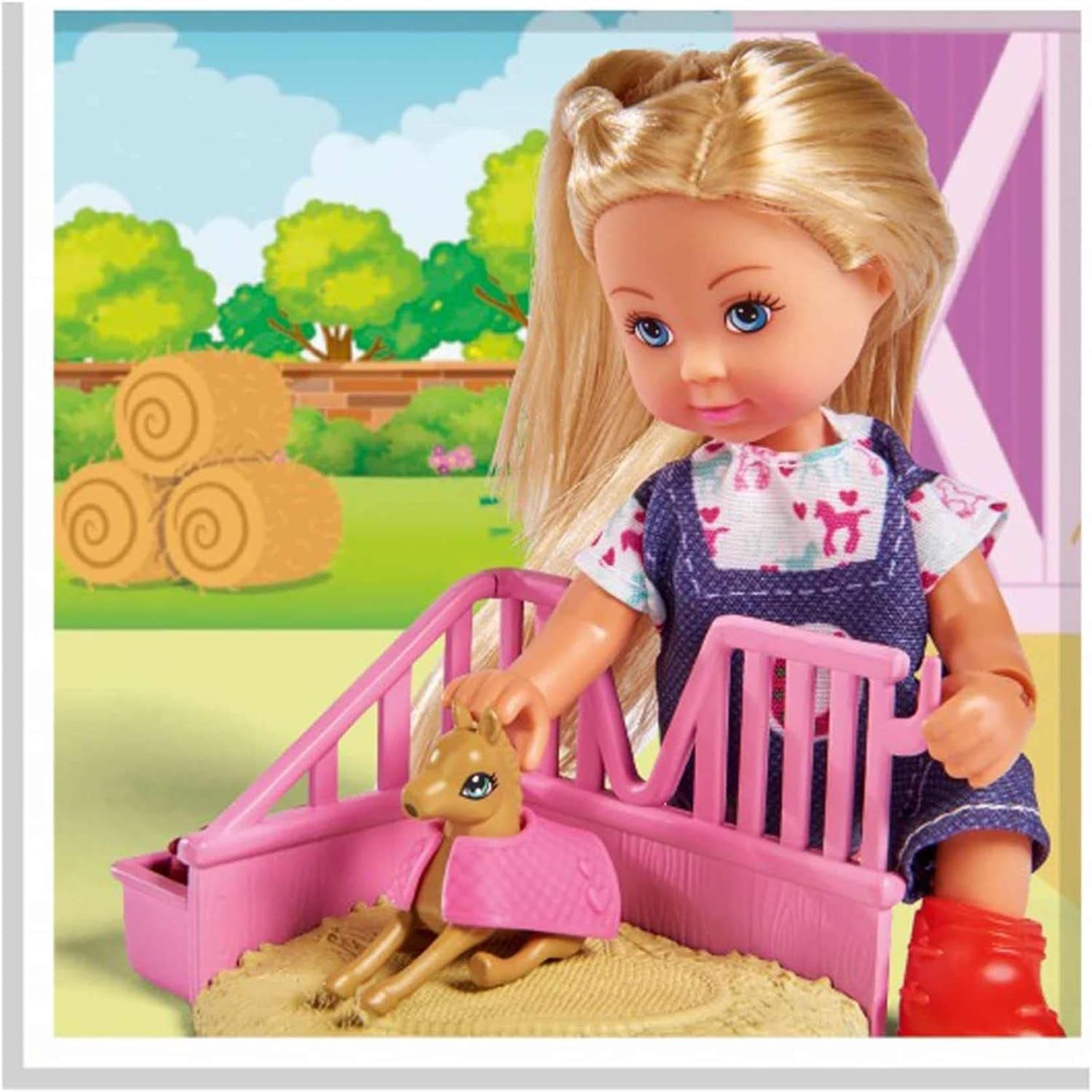 Simba Toys Evi Love Tierärztliche Klinik für Kinder ab 3 Jahren, 24 x 5,5 x 16 cm