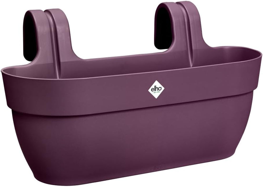 elho Vibia Campana Easy Hanger L 46 - Ghiveci pentru balcon și exterior - Ø 46,0 x Î 26,5 cm - Negru/Antracit