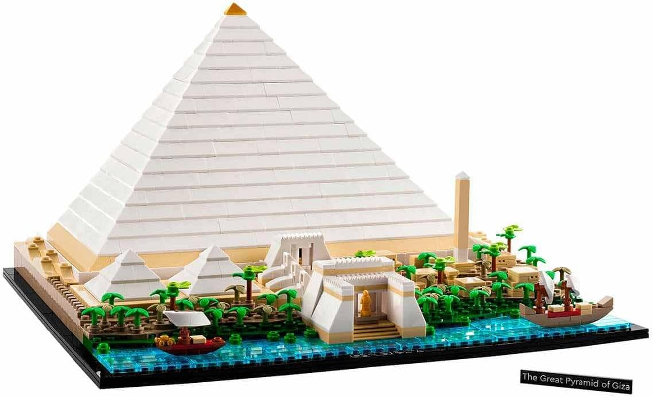 LEGO 21058 Architecture The Pyramid of Cheops Building Kit for Craft as a Creative Hobby, Gift Idea for Adults, Men, Women, Mother, Father, Creative Activity, Famous Landmarks Collection Building Sets Besuche den LEGO-Store