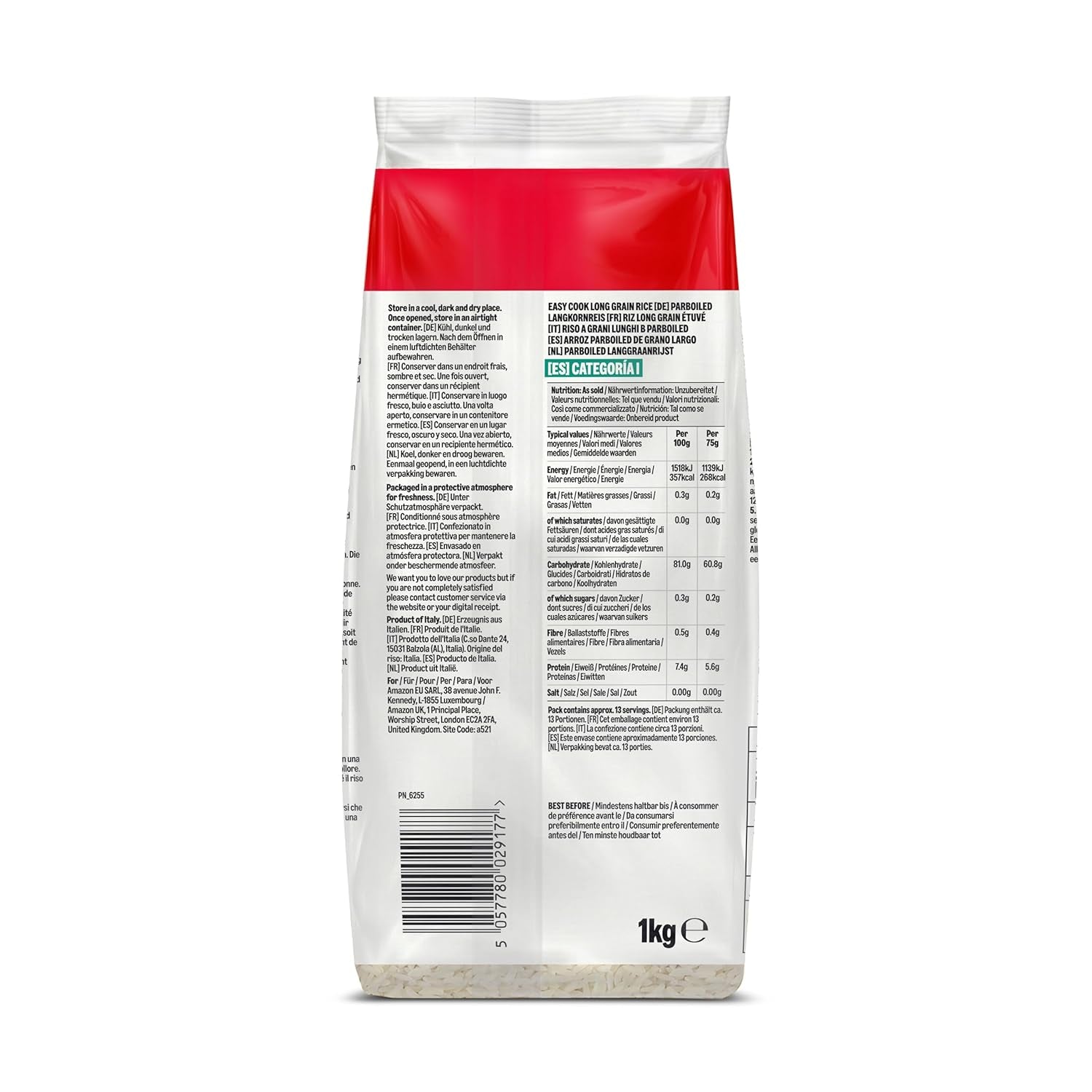Orez cu bob lung prefiert de la Amazon, 1 kg