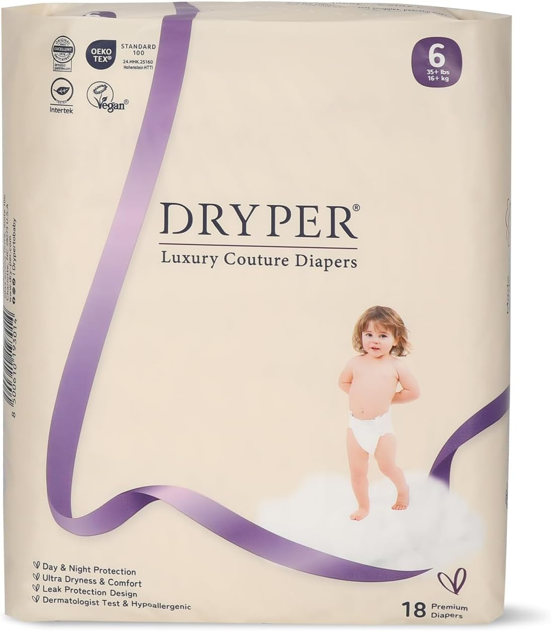 Baby Diapers Size 4 (10-15kg), Ultra Thin, Soft & Hypoallergenic for Sensitive Skin, 3D Leak Protection, Wetness Indicator, 138 Premium Day & Night Diapers