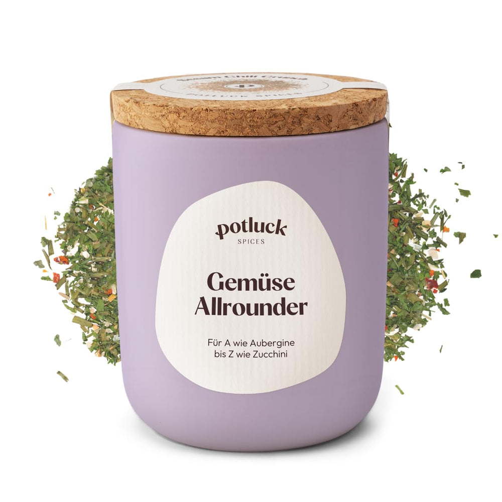 Potluck | Stullen Spice | Gewürzzubereitung im Keramiktopf | 60 g | Vegan, gluten-free and with natural ingredients