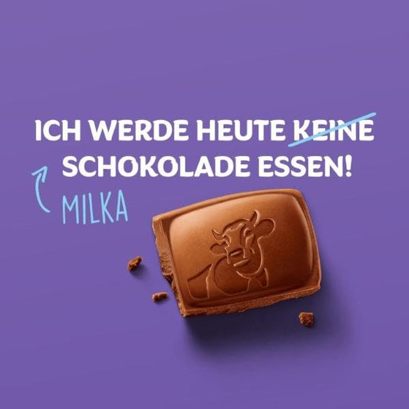 Milka Naps Alpine Milk – Mini chocolate squares from delicate alpine milk chocolate – 1 x 1.7 kg