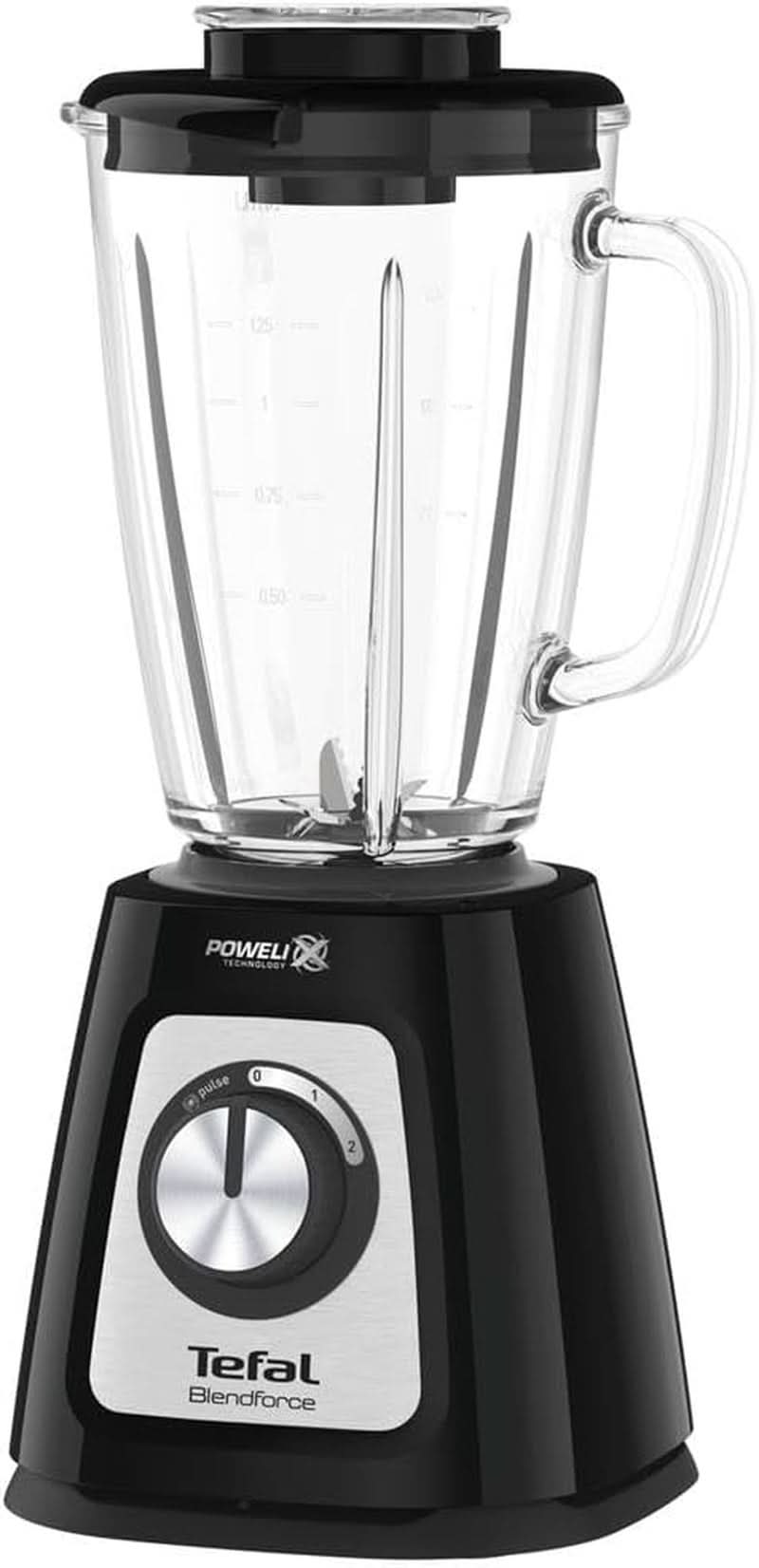 Tefal BL435831 BL4358 Standmixer, Glas, 1.75 Liters, Schwarz Kitchen Naty Shop