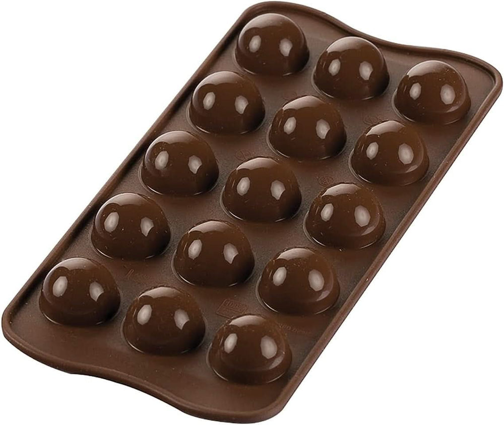 Silikomart 199384, Matriță 3D pentru ciocolată Flacără Bucatarie Naty Shop Tartufino