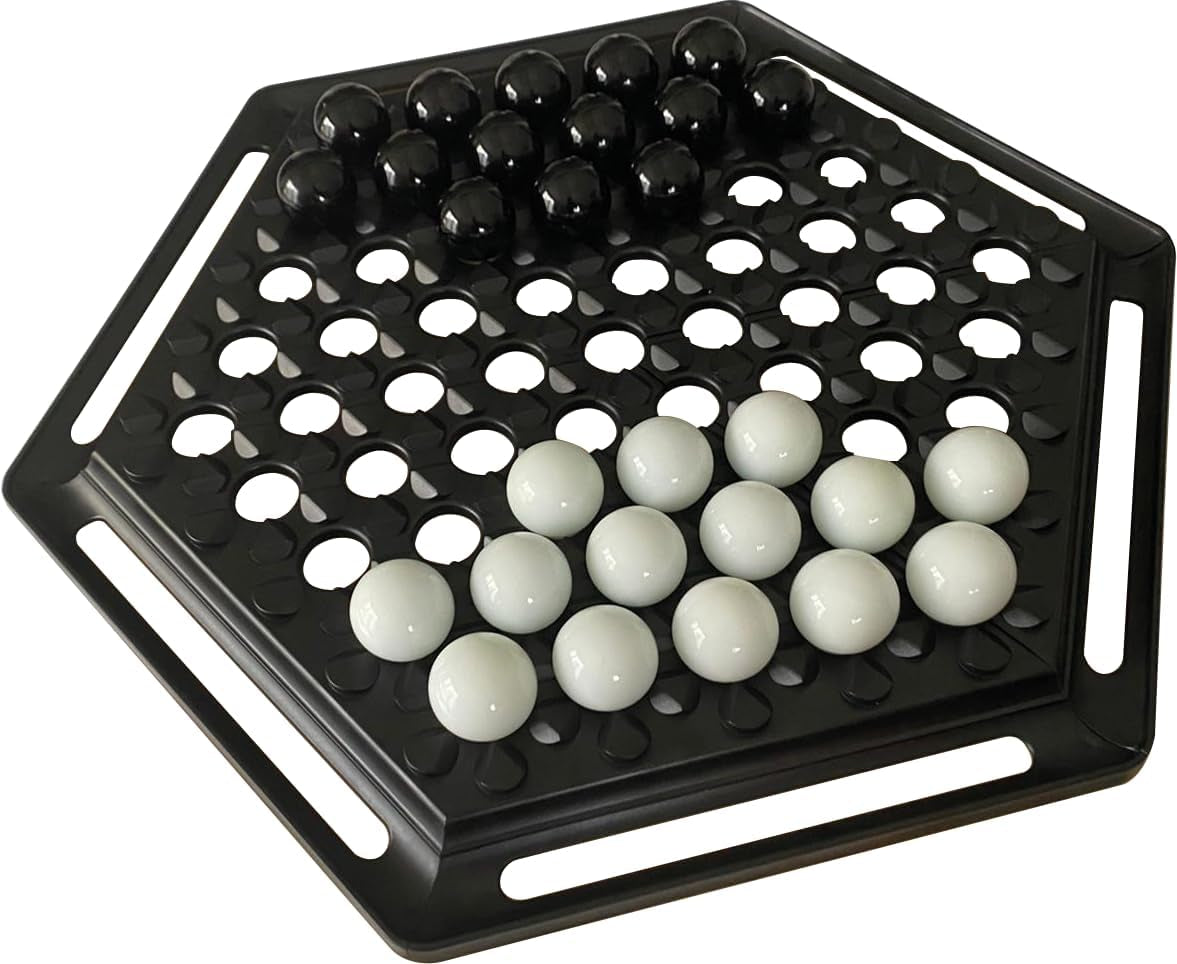 Asmodee, Abalone, Family Game, Strategy Game, 2 Players, Ages 7+, 20+ Minutes, German