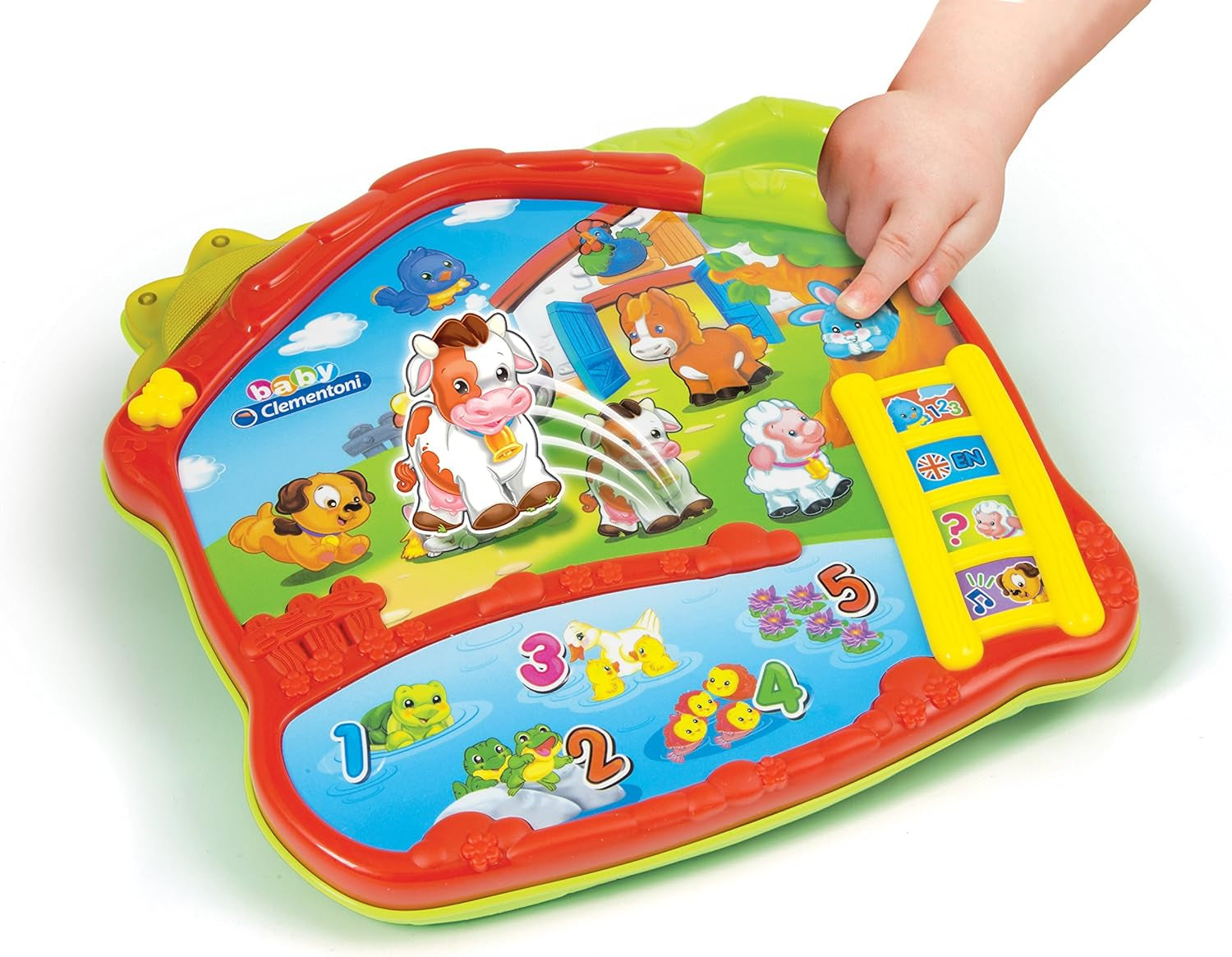 Clementoni 14989 La Fauernhof cântă și învață jocul Ita Playset Prima copilărie 871, Multicolor, 3 Jucarii Bebe Naty Shop