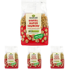 Crunchy with spelled and organic oats, 375g