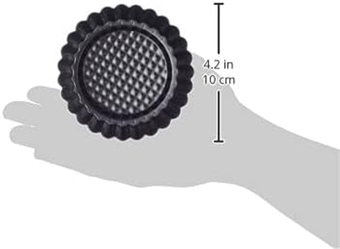 ORIGINAL KAISER Classic Obstbodenform 28 Cm, Obstkuchenform, Gleichmäßige Bräunung & Classic Mini Torteletts 6 Stück, Tartelette Förmchen 10 Cm, Tarteform Klein, Tortelettförmchen Antihaftbeschichte Baking molds and trays Naty Shop