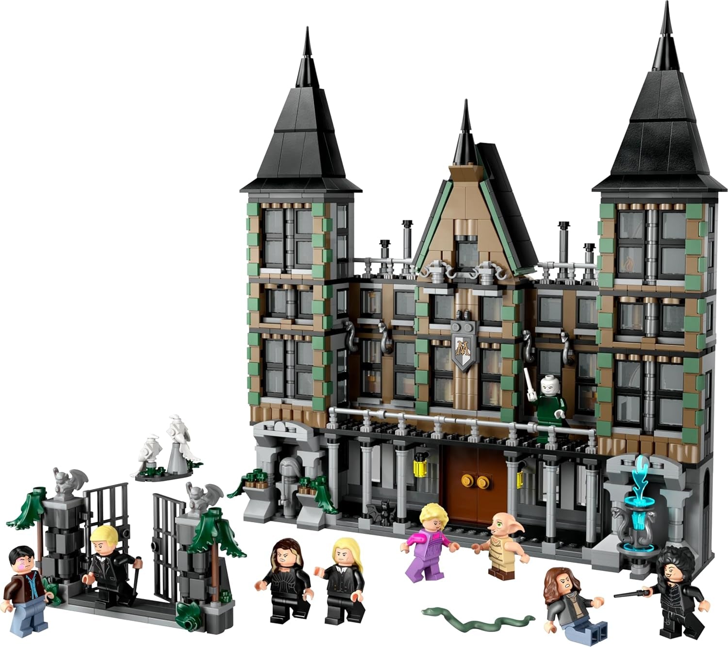 LEGO Harry Potter Malfoy Family Country Estate, fantastic toy to collect and display, gift for boys, girls and fans of the wizarding world, gift idea with 9 minifigures 76453 Building sets Besuche den LEGO-Store