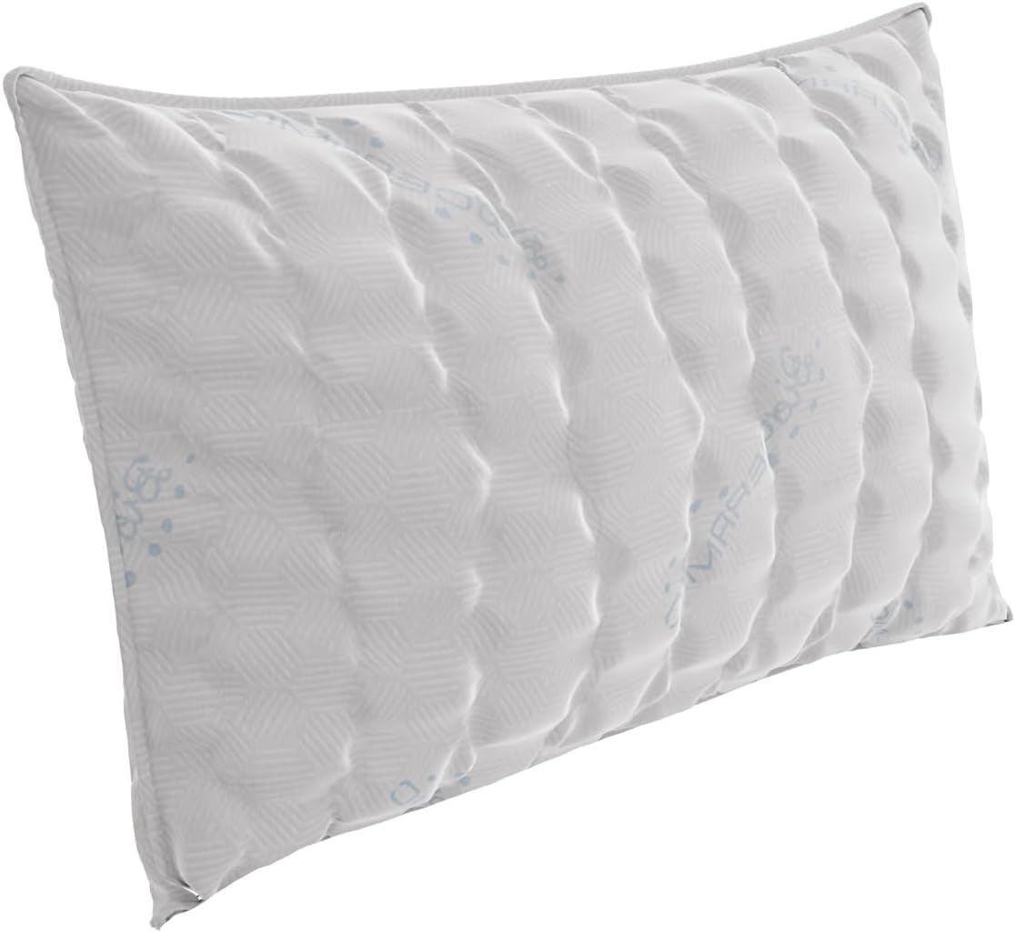 Lenjerie de pat italiană MB Home Italia, pernă, bioceramică, gri deschis, 45 x 75 cm Perne standard Naty Shop