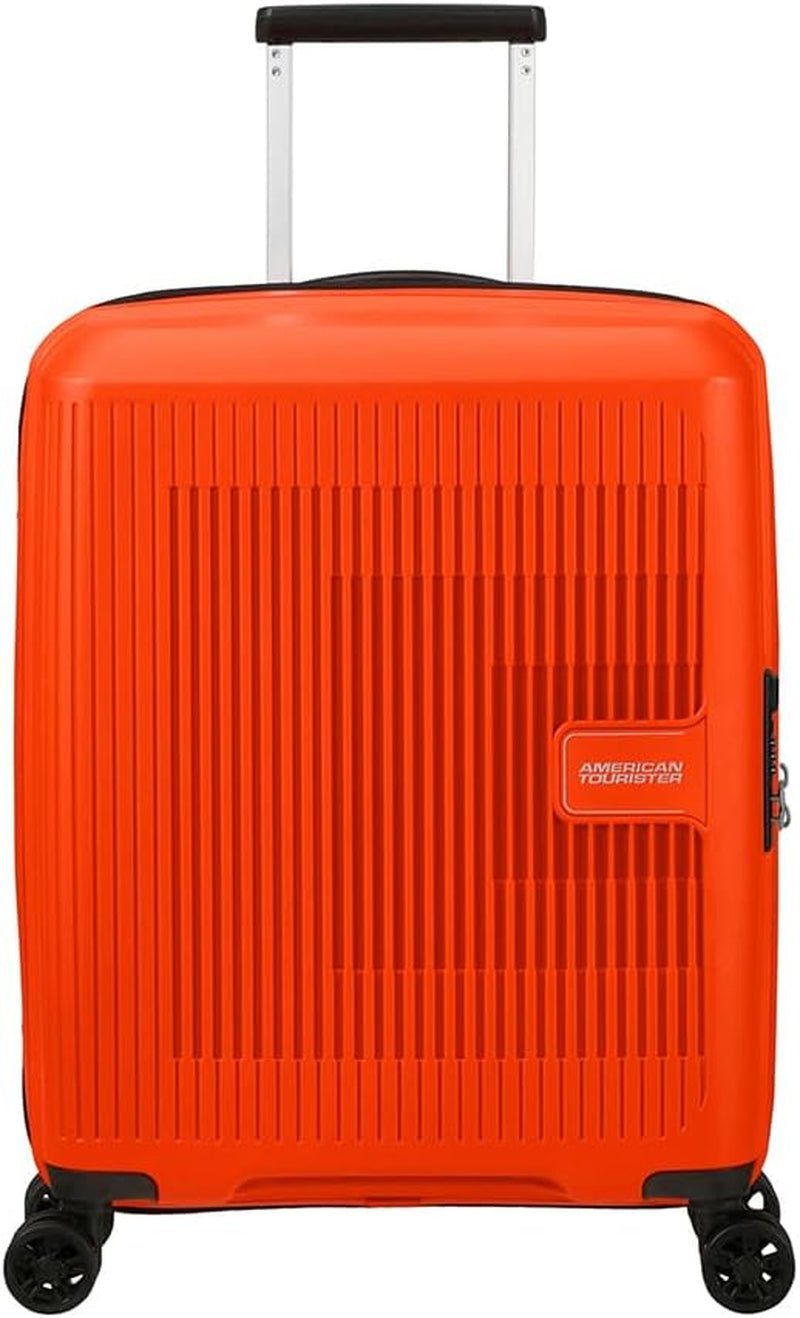 American Tourister Aerostep - Spinner L, Valiză extensibilă, 77 cm, 101.5/109 L, Portocaliu (Portocaliu aprins) Bagaje și echipament de călătorie Naty Shop Portocaliu (portocaliu strălucitor) S (55 Cm - 36/40 L)