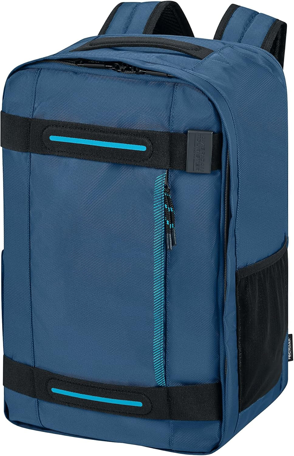 American Tourister Urban Track - Geantă de mână Ryanair sub scaun, 25 x 20 x 40 cm, 24,5 L, negru (Asphalt Black) Bagaje și echipament de călătorie Naty Shop Albastru (Marina de luptă) Rucsac cabină