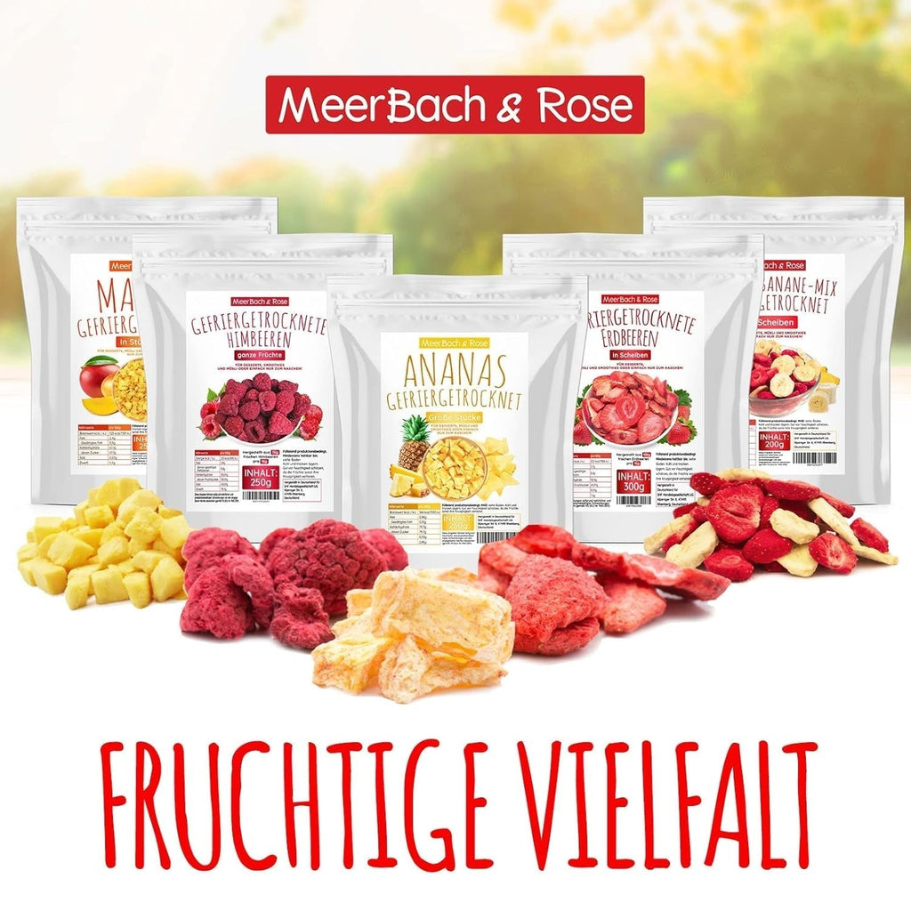 Ananas liofilizat 250g, bucăți mari, fructe liofilizate în felii, neîndulcite, bucăți de ananas fructate, ananas uscat Produse deshidratate Naty Shop