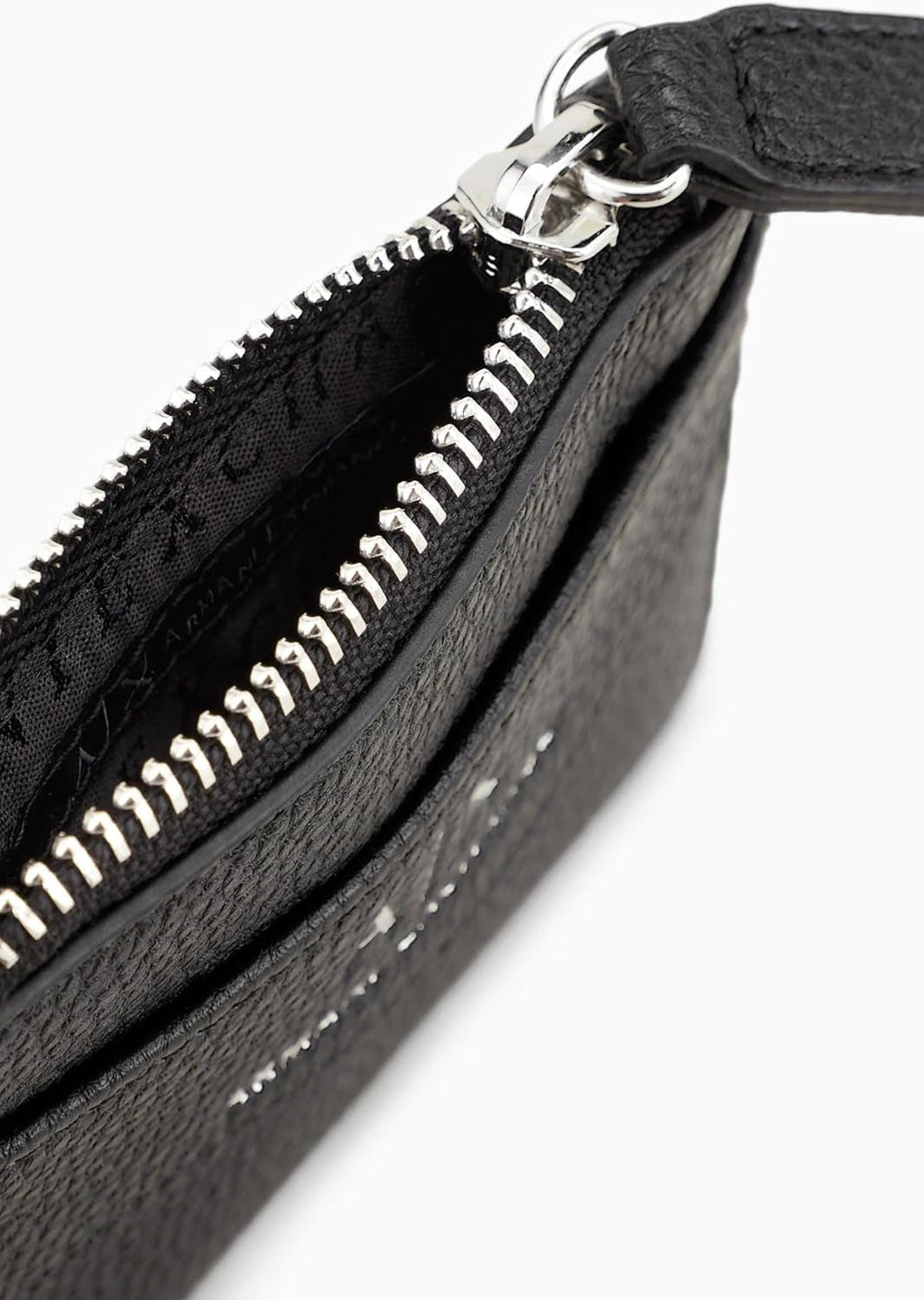 Armani Exchange Femeii mici Snap Credit cu curea de călătorie accesoriu-Envelope titular de card, negru Portofel Femei Naty Shop