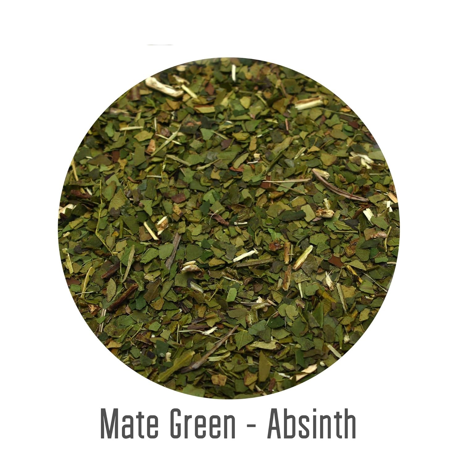 , Ceai Mate „Absint” 400 G Cu mentă, fructe de fenicul, iarbă de pelin | Ceai Mate brazilian de cea mai înaltă calitate, 1 bucată (pachet de 1)