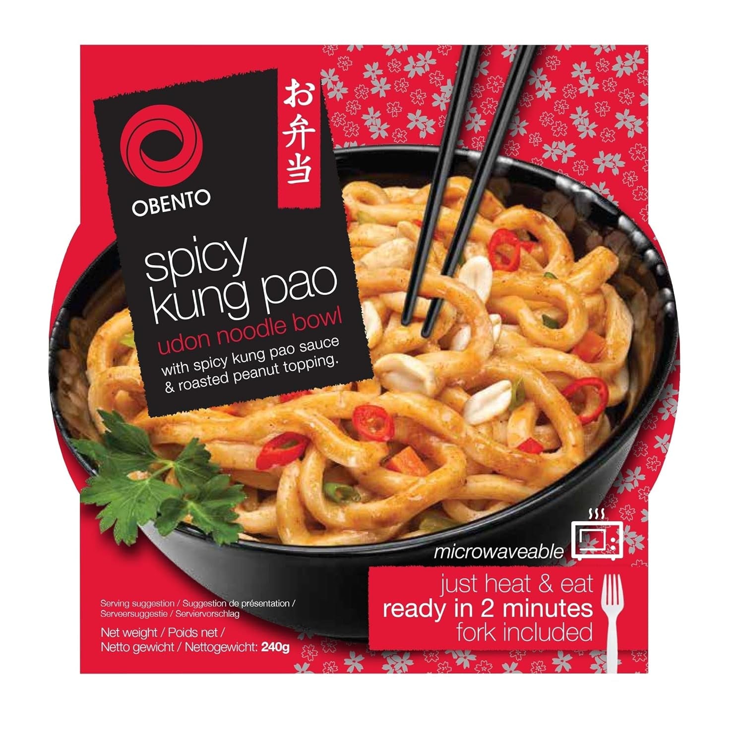 Sweet and Sour Udon Bowl, Microwave Ready Meal, 240g