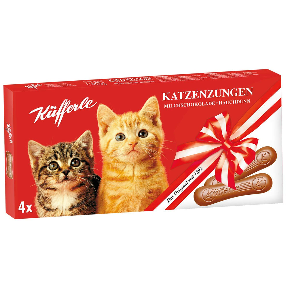 Küfferle cat's tongues 10x75g multipack, milk chocolate, 10 pieces
