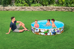 Bestway Fill 'n Fun children's pool with dinosaurs, Ø 183 x 38 cm